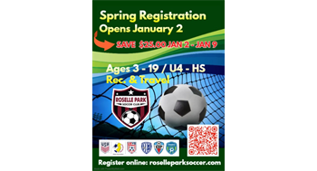 Register for Spring soccer programs